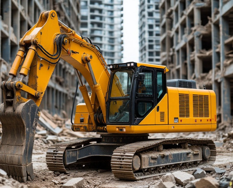 Heavy construction machinery available for worksites